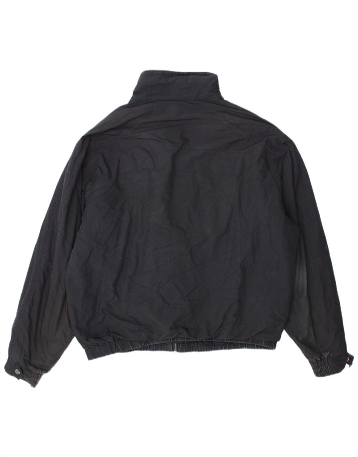 Zara muška bomber jakna UK 40 veliki tamnoplavi poliester