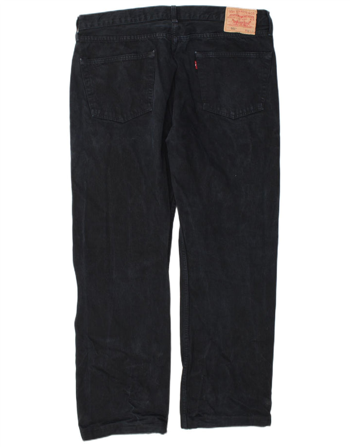 Levi's muške 501 ravne traperice W38 L30 tamnoplave