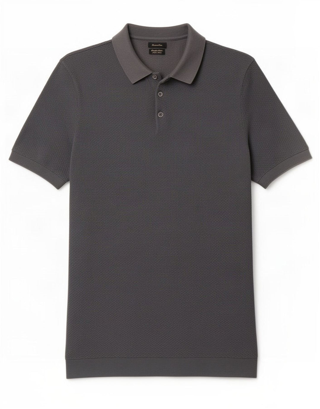 Massimo Dutti muška polo majica srednje sivi pamuk