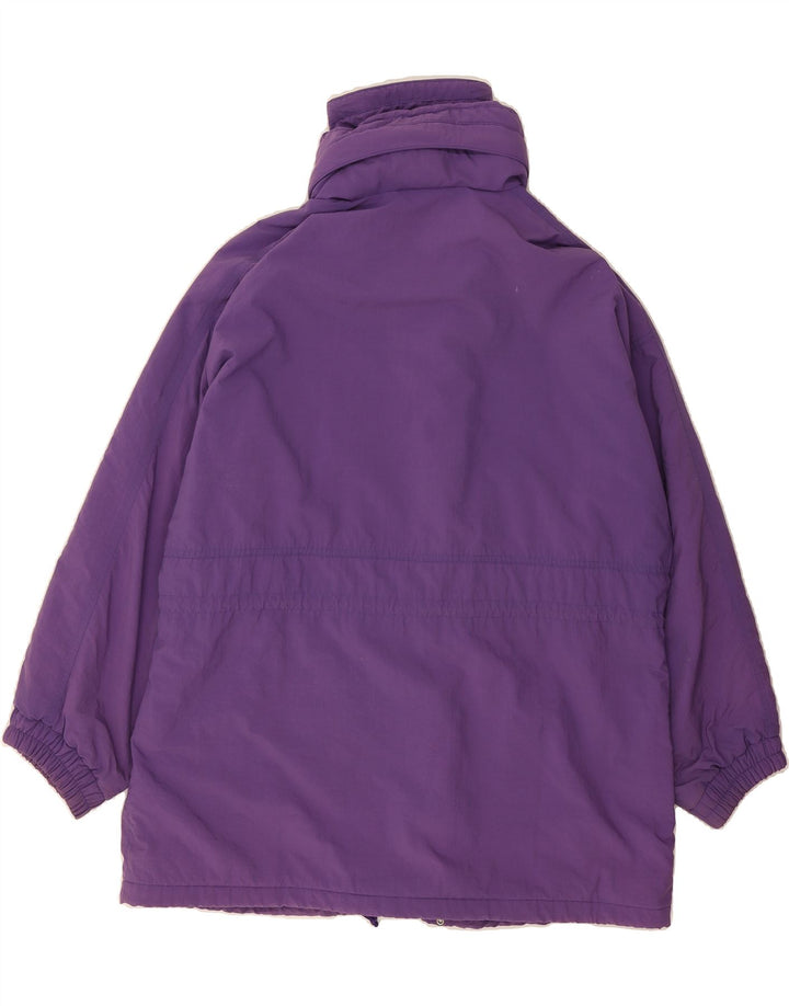 SAN FELICE Womens Windbreaker Jacket IT 42 Medium Purple Polyamide Vintage San Felice and Second-Hand San Felice from Messina Hembry 