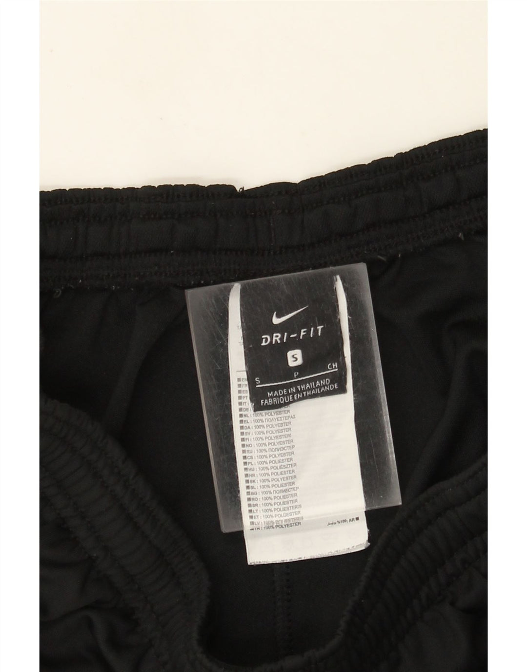 Nike muške Dri Fit hlače za trenirku male crne poliesterske