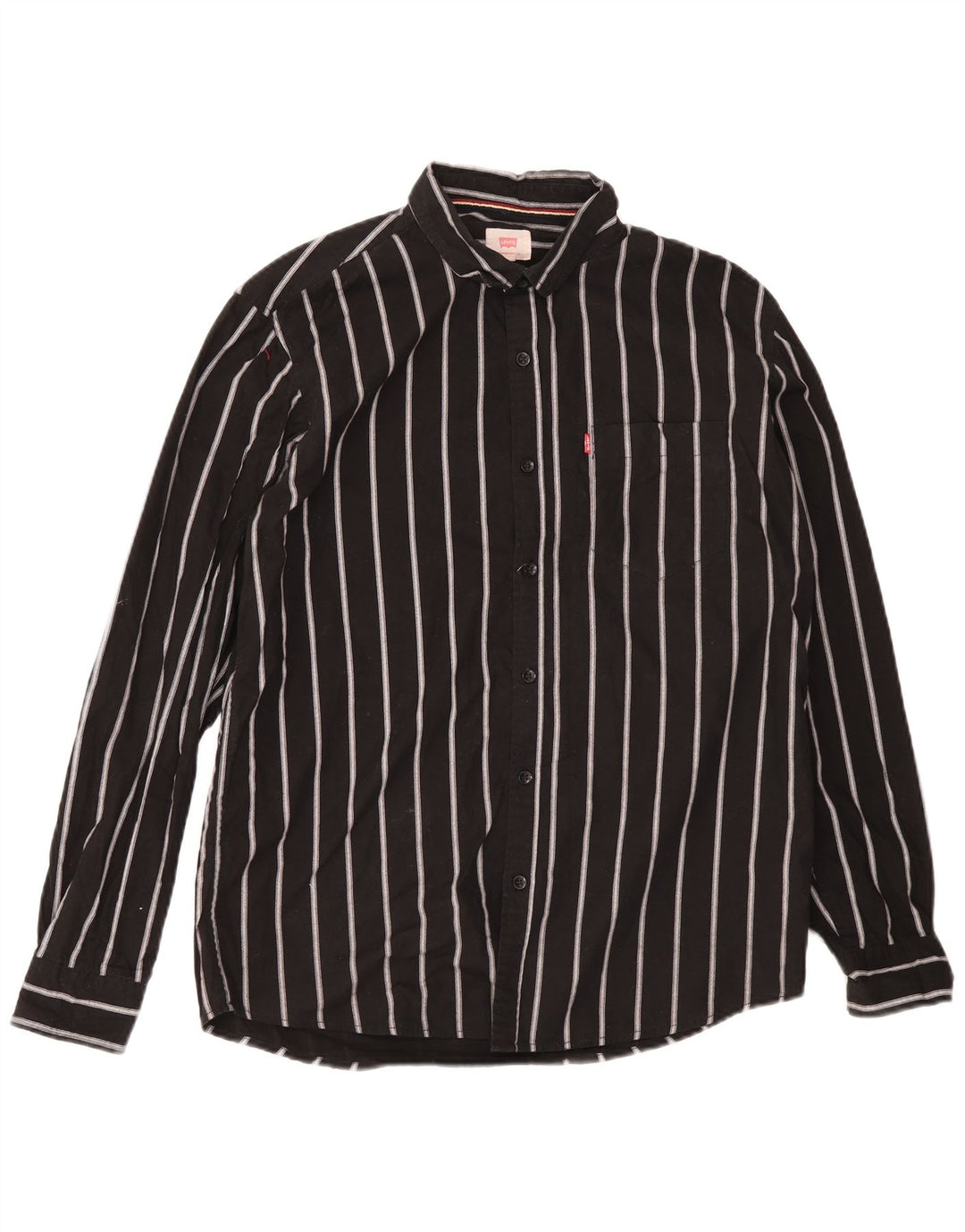 Levi's muška uska košulja 2XL crna na pruge