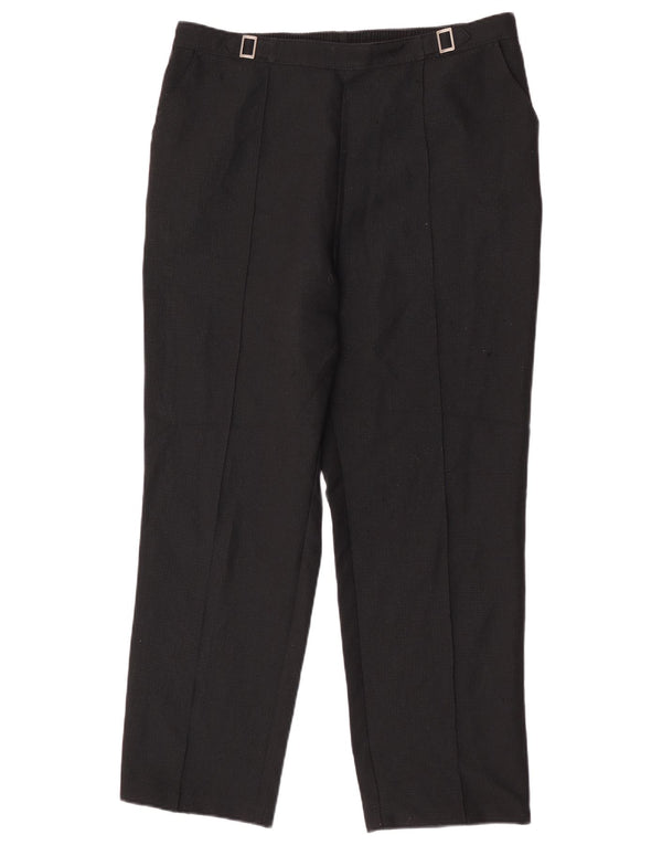 Marks & Spencer ženske sužene ležerne hlače UK 16 Large W34 L29 crne