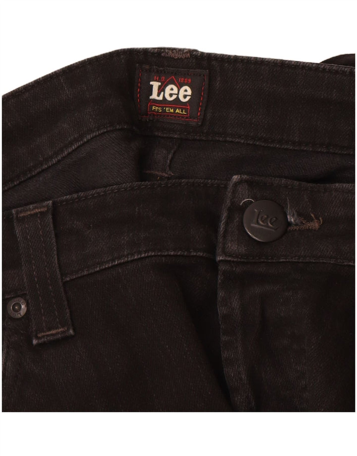 Lee Mens Powell Straight Jeans W38 L36 Crni pamuk