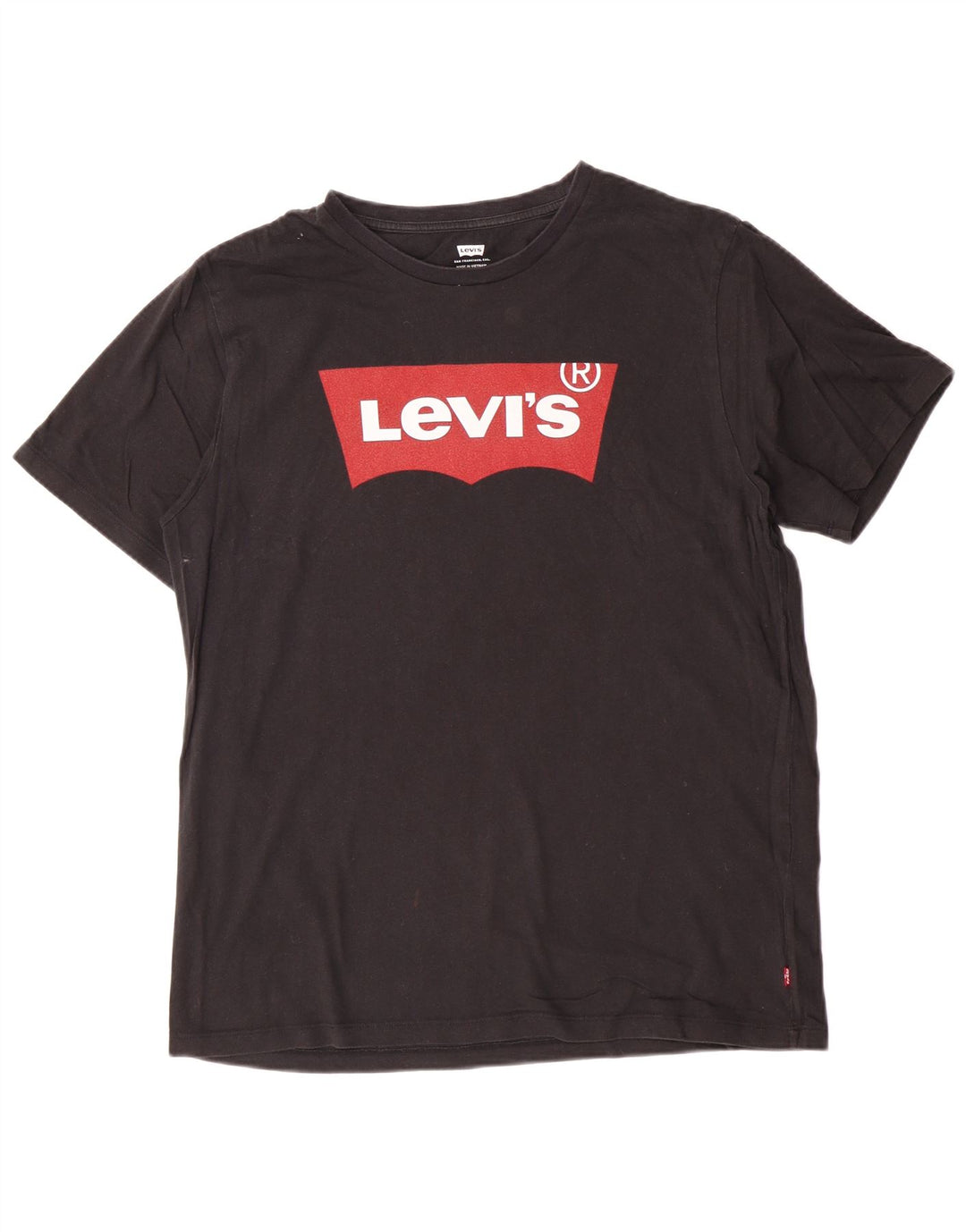Levi's muška majica kratkih rukava srednje veličine, crni pamuk