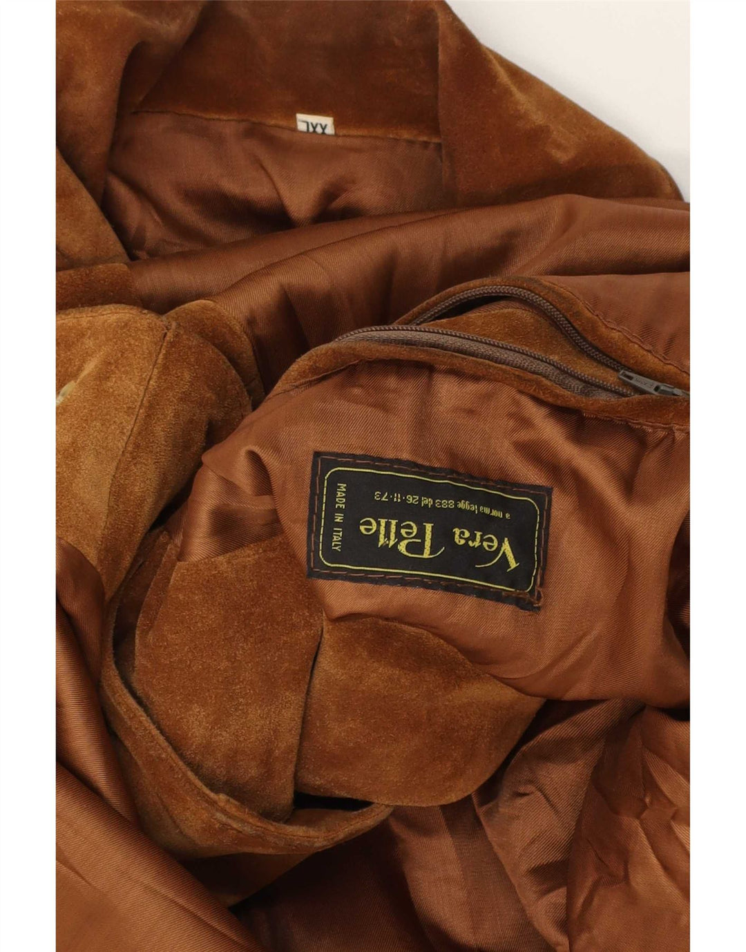 Vintage muška antilop jakna UK 44 2XL smeđa koža