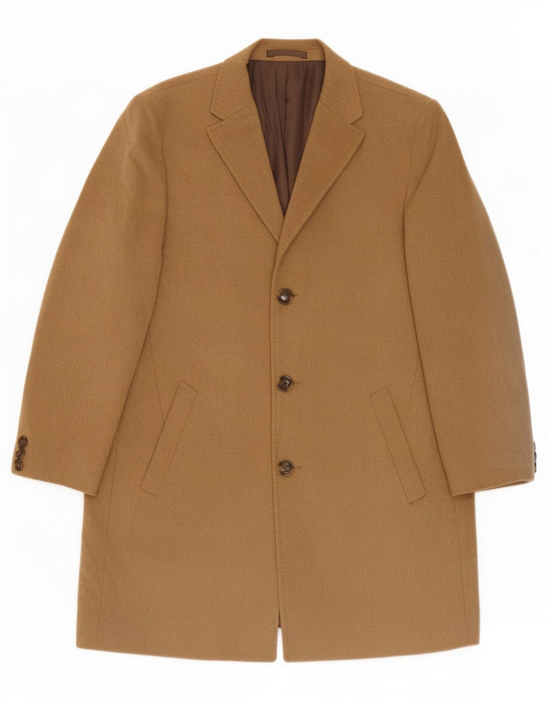 Marks & Spencer muški kaput UK 40 Large Beige Wool