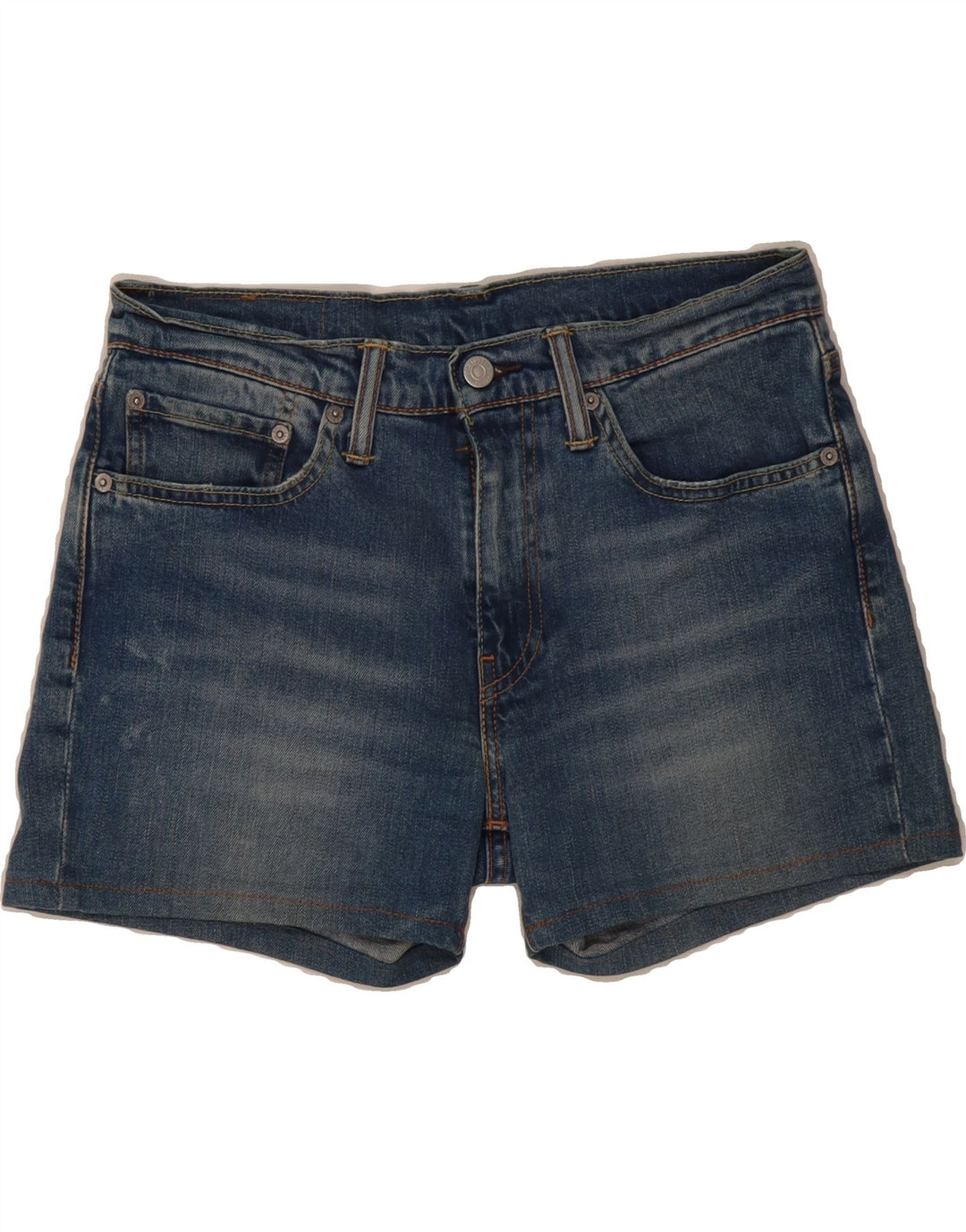 LEVI'S Womens 511 Denim Shorts W31 Medium Blue Cotton Vintage Levi's and Second-Hand Levi's from Messina Hembry 