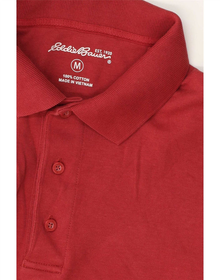 Eddie Bauer muška polo majica srednje crvene pamučne boje