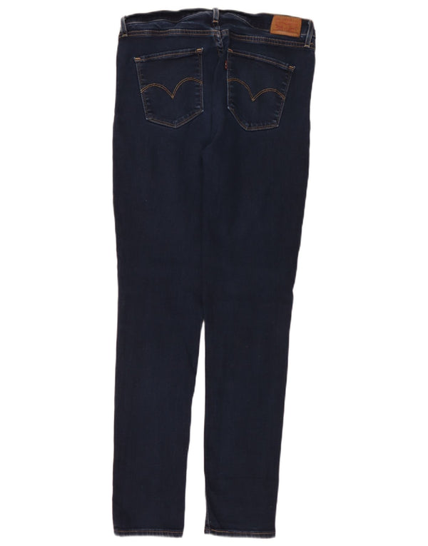 Levi's ženske uske traperice W31 L30 tamnoplavi pamuk