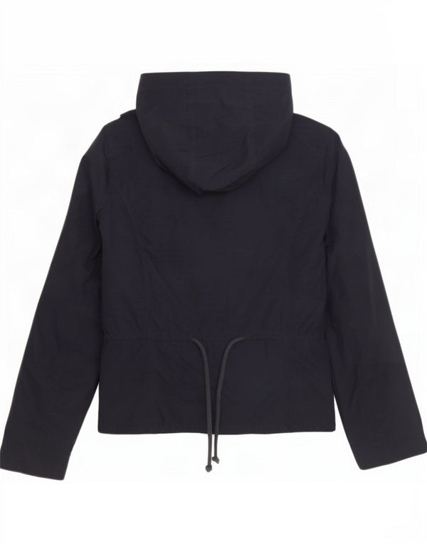 Hollister ženska bomber jakna s kapuljačom UK 14 Veliki tamnoplavi pamuk