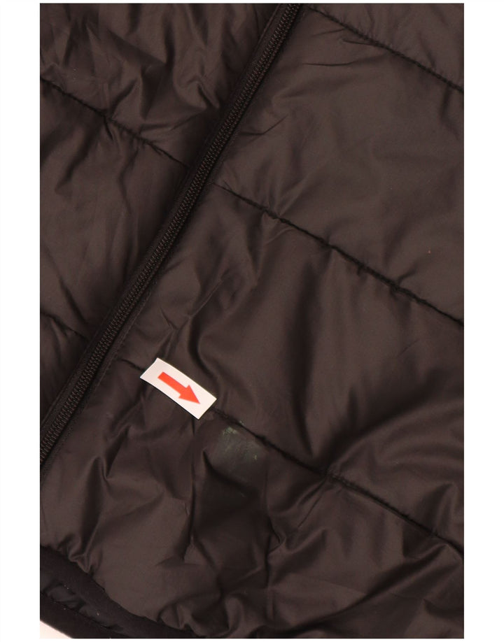JACK WOLFSKIN Muška podstavljena jakna s kapuljačom UK 34 Mala crna poliester