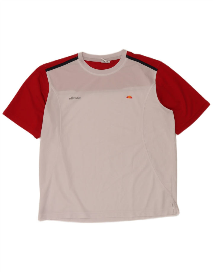 ELLESSE Muška majica kratkih rukava XL Bijela boja