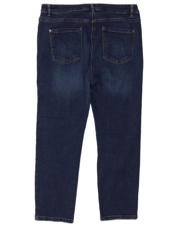 M&Co Ženske skraćene traperice UK 14 Large W34 L24 Plavi pamuk