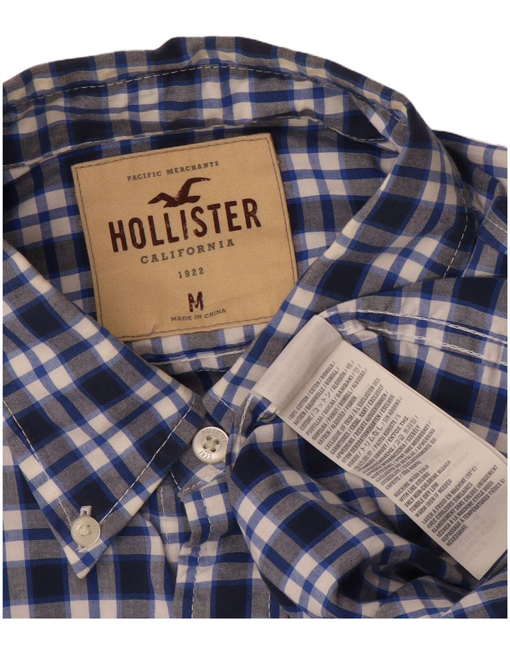 Hollister muška košulja srednje tamnoplave karirane boje