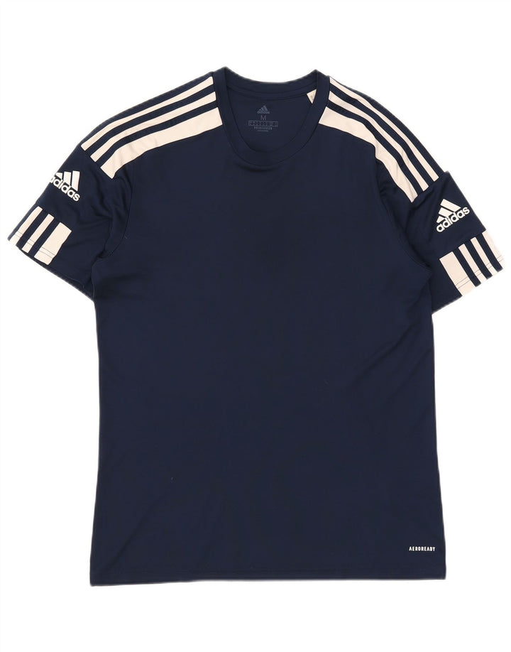 Adidas muška Aeroready majica kratkih rukava Srednji tamnoplavi poliester