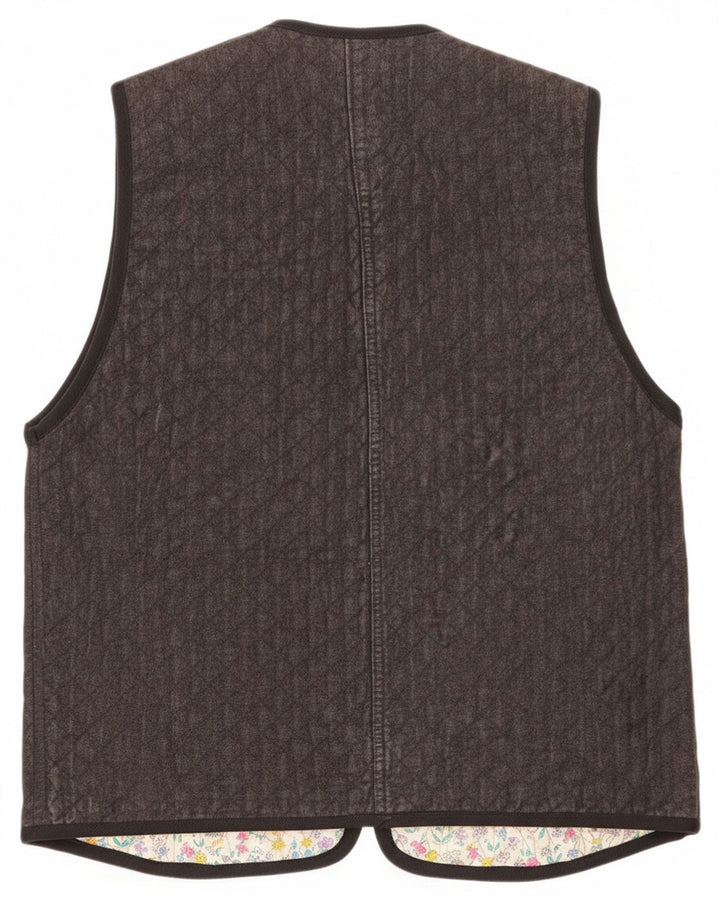 Vintage ženska jakna UK 12 srednje siva paisley