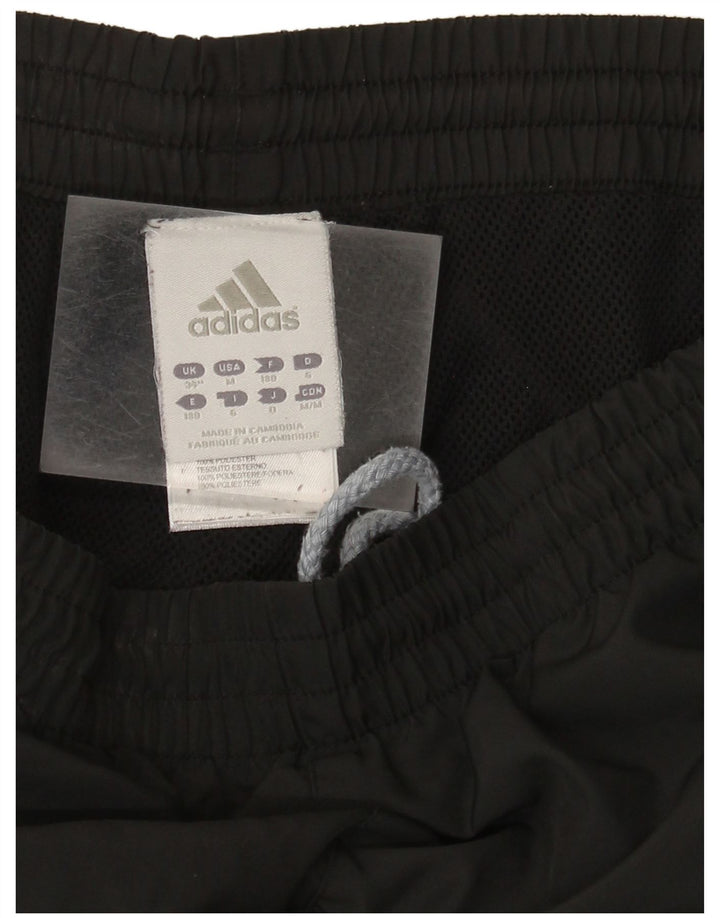 Adidas muške hlače od trenirke velike crne poliesterske