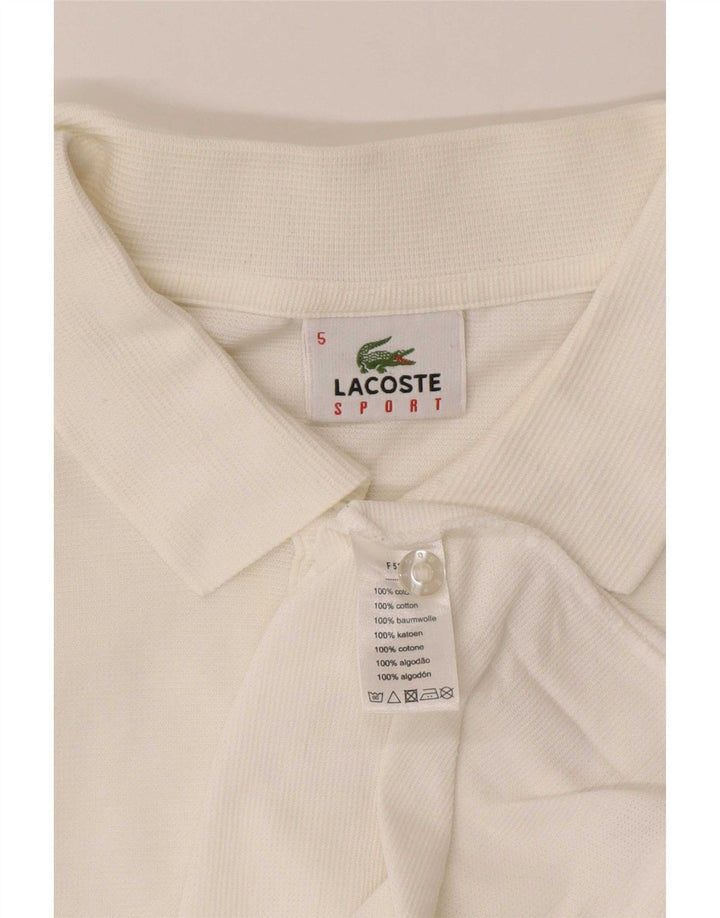 Lacoste muška polo majica veličine 5 velika bijela pamučna