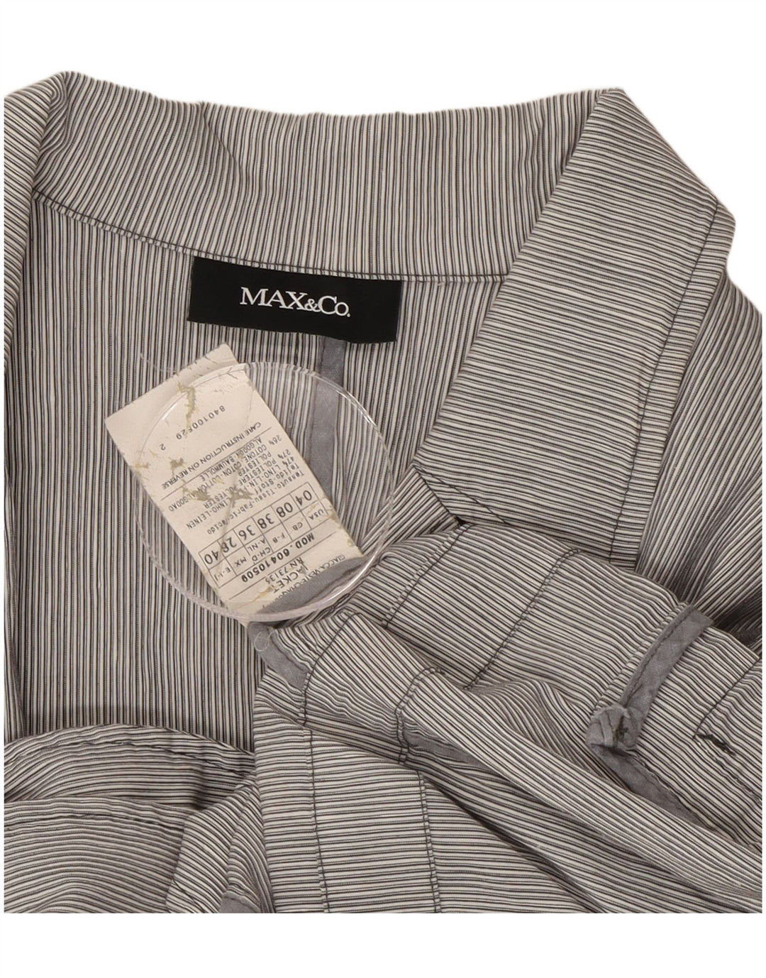 Max & Co. Ženska jakna s 3/4 rukavima UK 8 male plave pruge