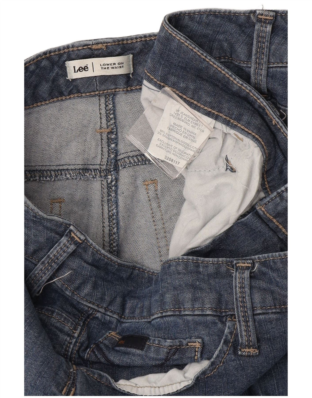 Lee ženske kapri traperice W34 L18 plavi pamuk