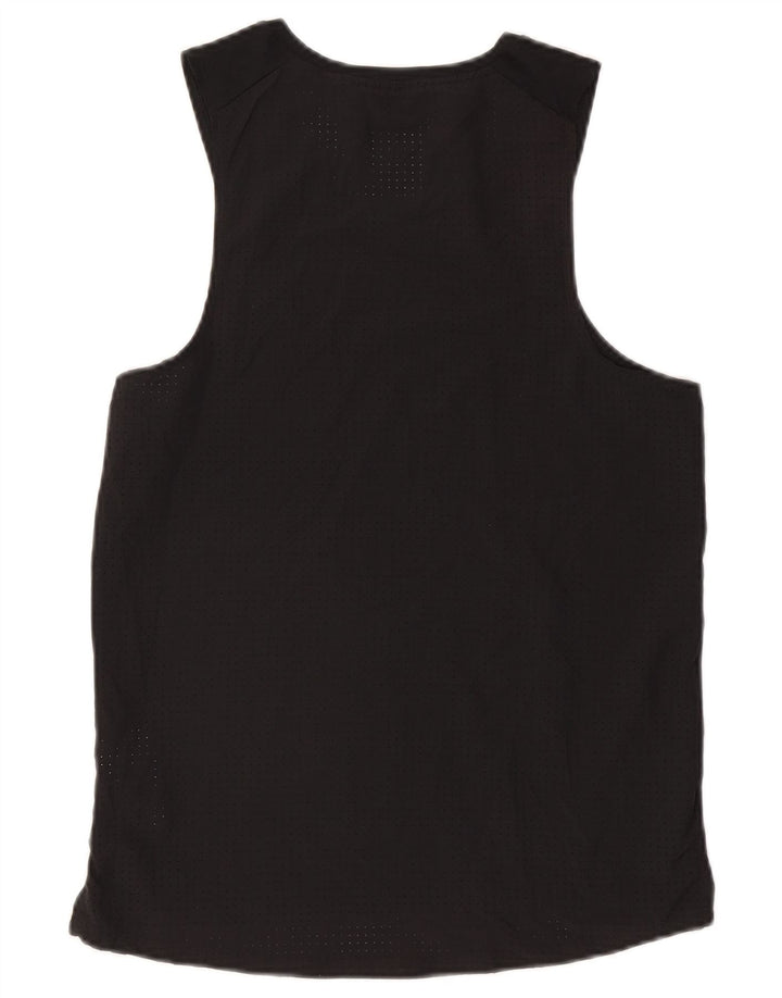 Nike Dri Fit grafički gornji dio prsluka mali crni poliester