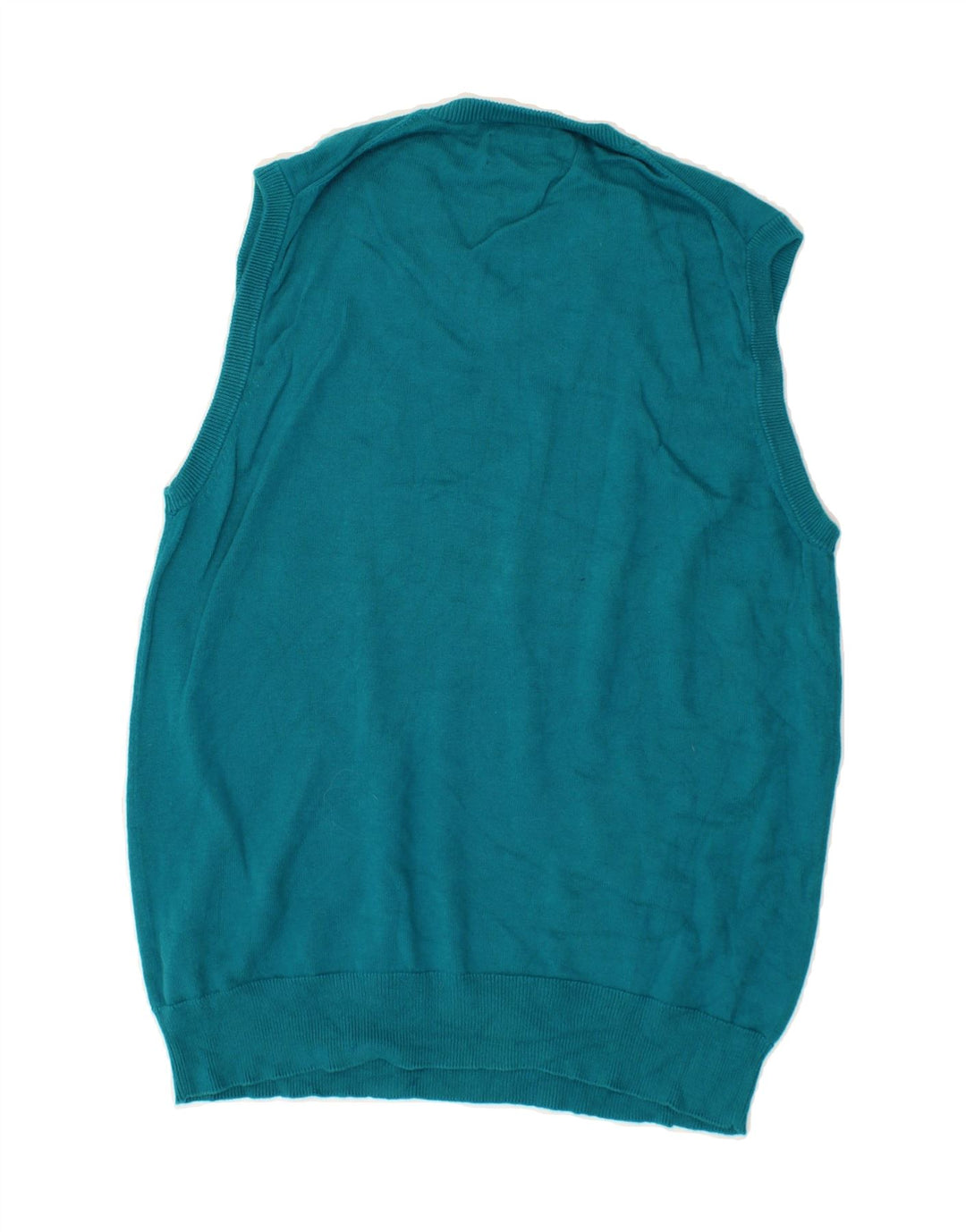 CHAPS Mens Vest Tank Top Small Blue Cotton Vintage Chaps and Second-Hand Chaps from Messina Hembry 