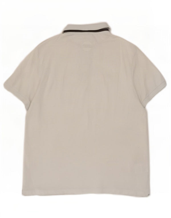 Colmar Mens Polo Shirt Large White Elastane