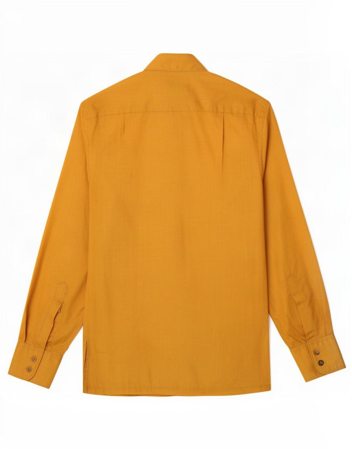 Vintage ženska košulja UK 10 Small Yellow Polyester