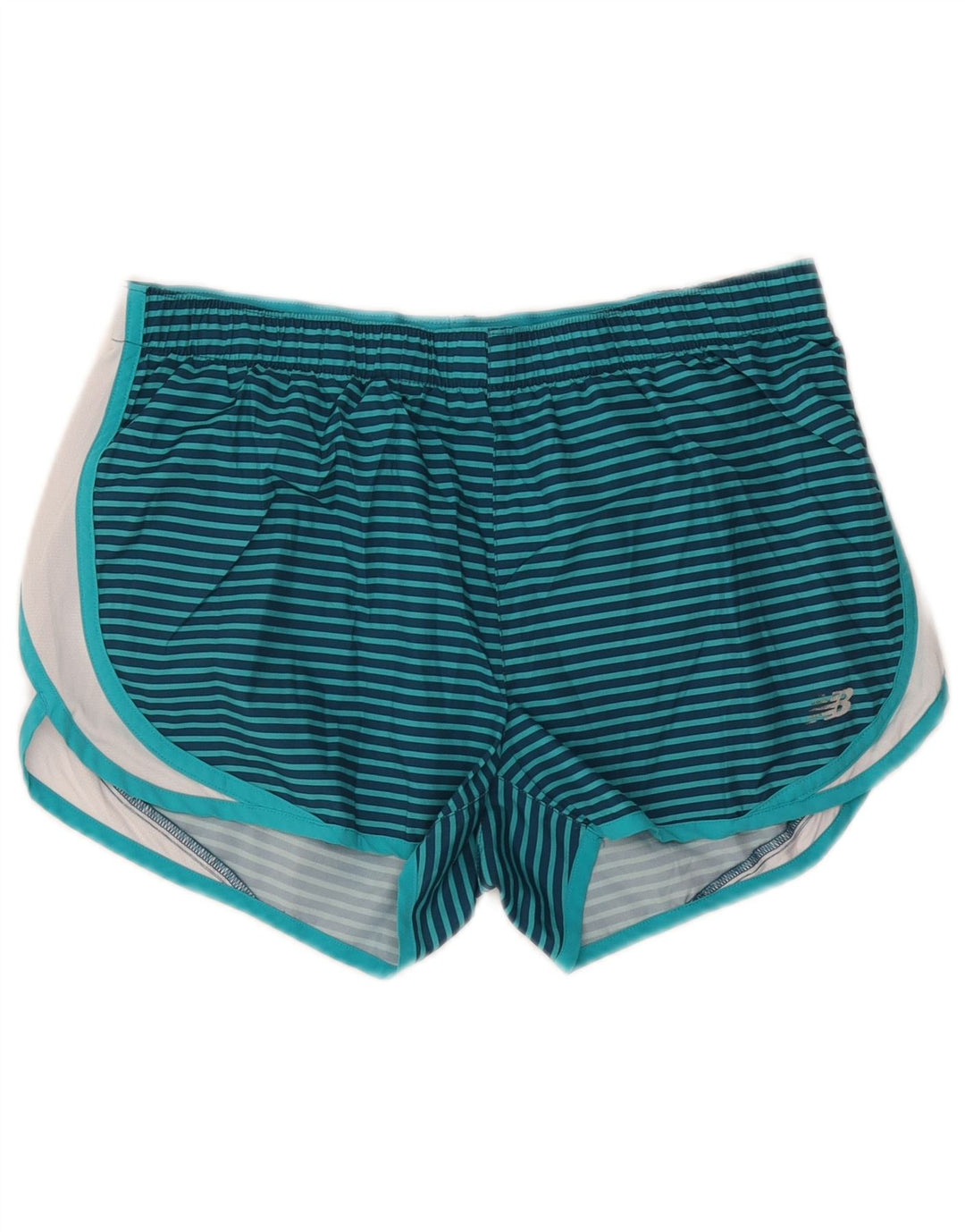 NEW BALANCE Ženske sportske kratke hlače UK 14 srednje tamnoplave pruge