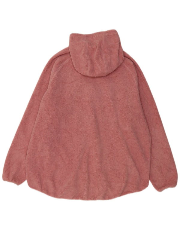 Fila ženski džemper od flisa s patentnim izrezom UK 22 3XL ružičasti poliester