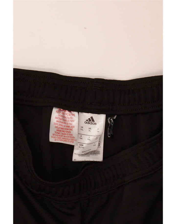 Adidas Climacool trenirke za dječake 13-14 godina XL crne poliesterske hlače