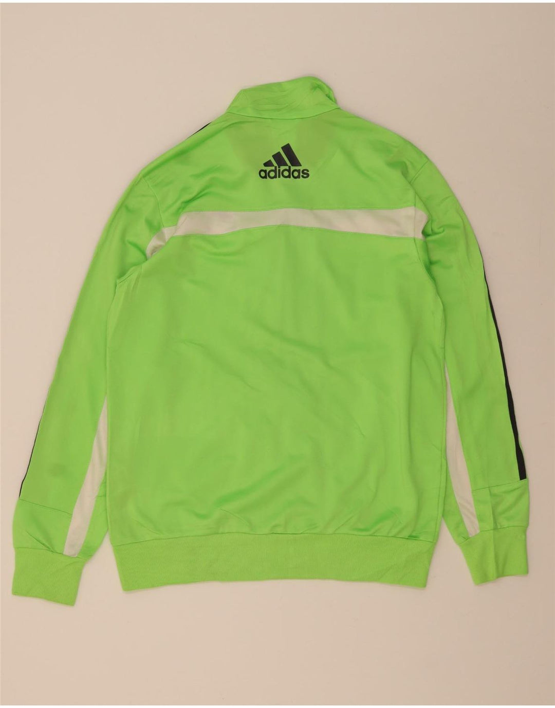 ADIDAS muška trenirka s grafičkim motivima, mala zelena poliesterska jakna