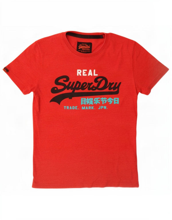 Superdry muška grafička majica kratkih rukava Srednje crveni pamuk