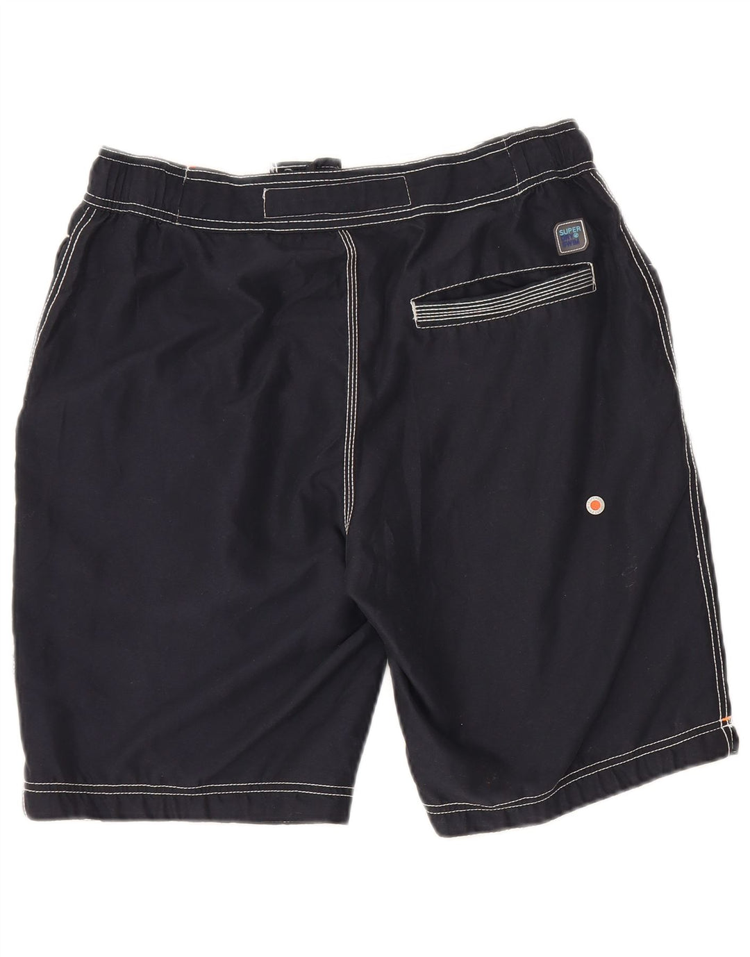 Superdry muške kratke hlače za kupanje Graphic Regular, veliki tamnoplavi poliester