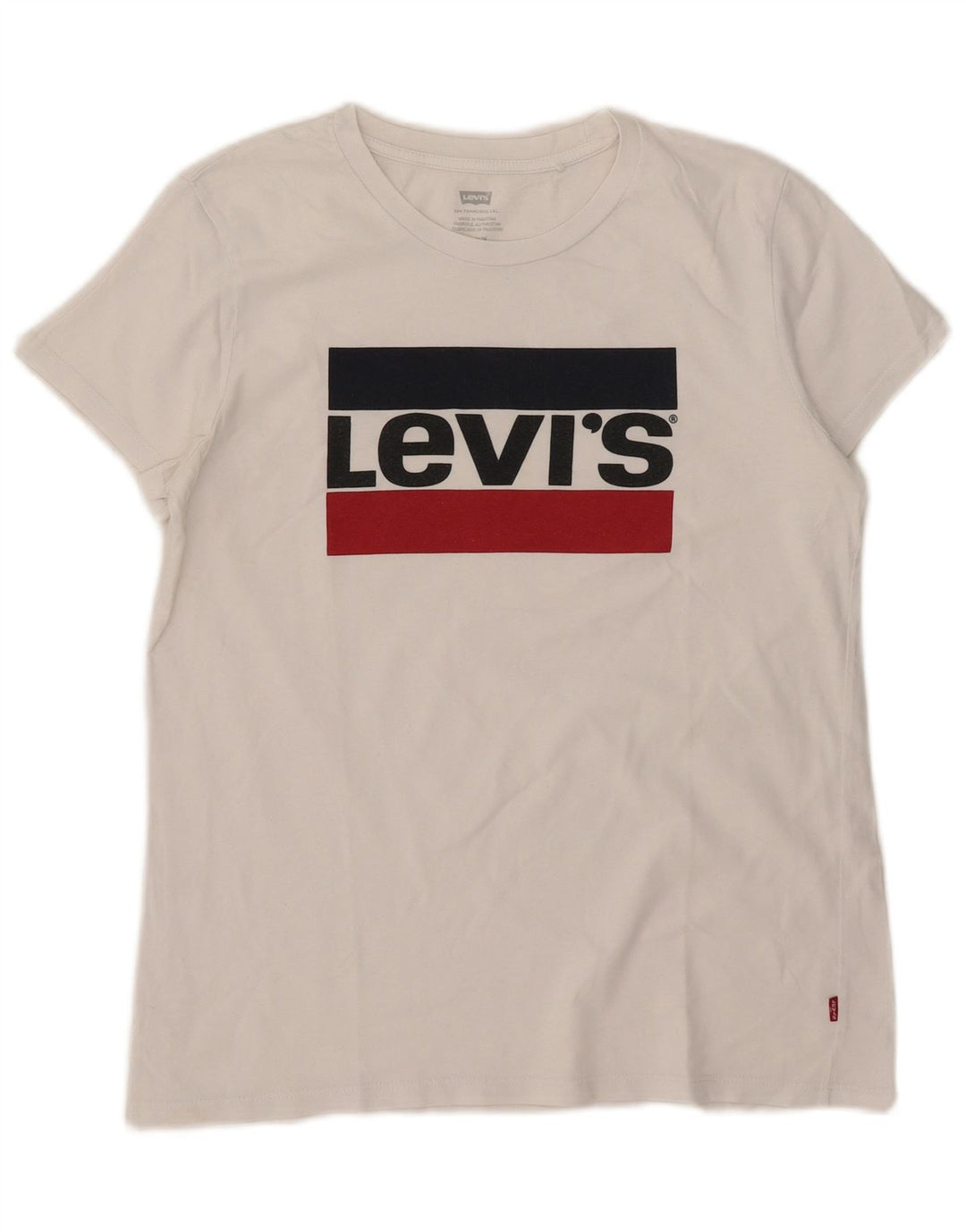 Levi's ženska majica kratkih rukava s grafičkim motivima UK 14 srednje bijela