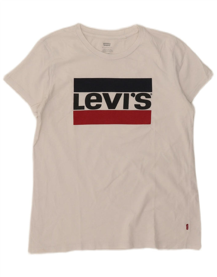Levi's ženska majica kratkih rukava s grafičkim motivima UK 14 srednje bijela