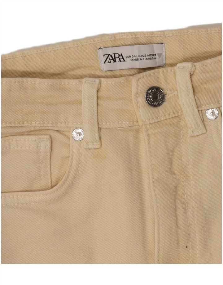 Zara ženske traperice s bootcutom EU 34 2XS W24 L24 bež