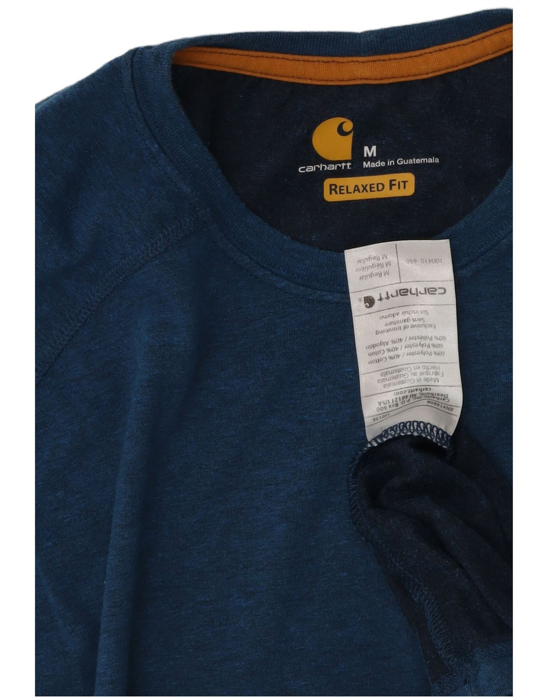 CARHARTT muška majica kratkih rukava opuštenog kroja srednje plavi poliester