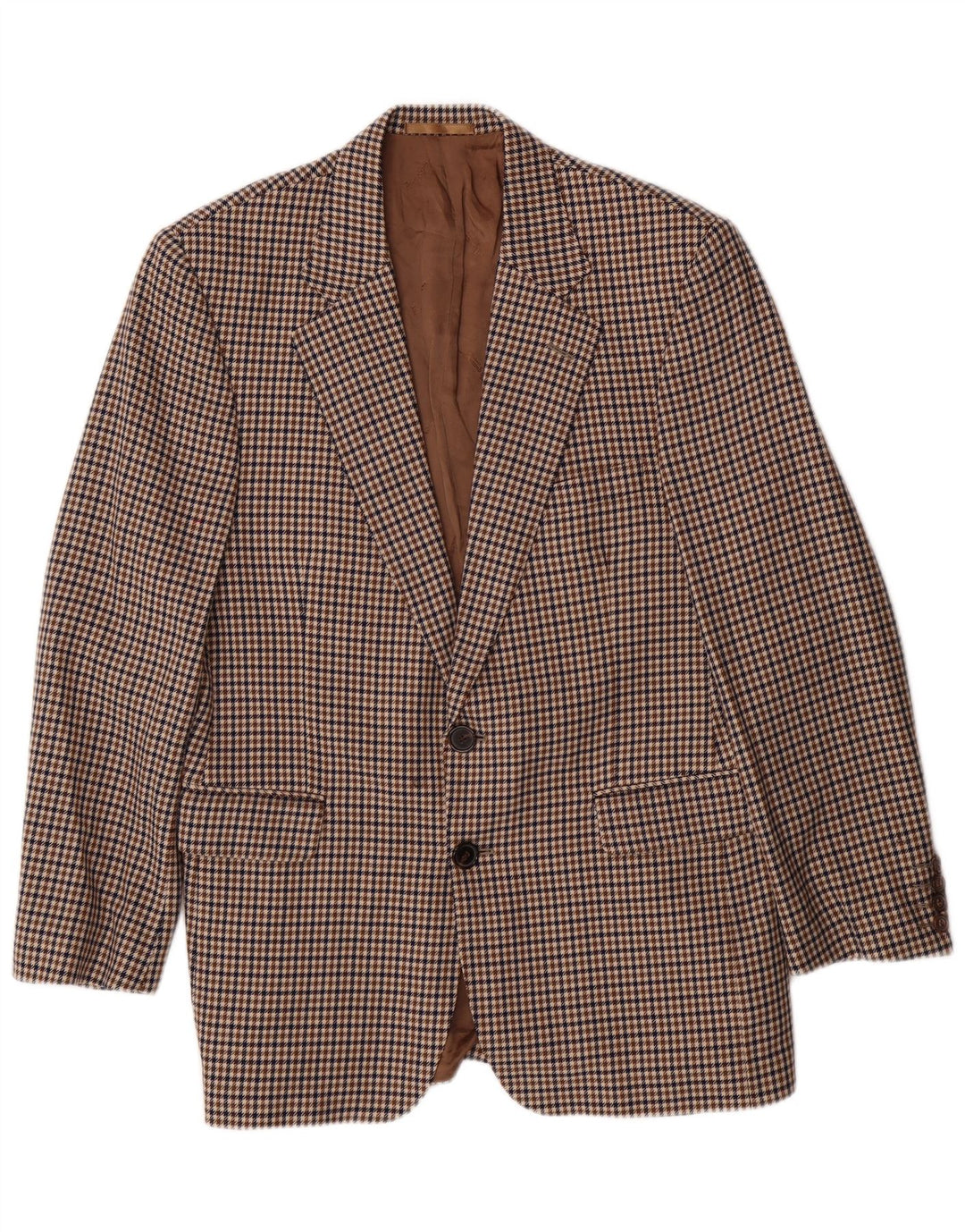 AQUASCUTUM Muški sako sako sa jaknom UK 40 Large Brown Houndstooth Classic