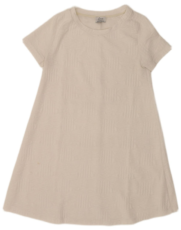 Zara Womens Trafaluc A-Line Dress UK 12 Medium White