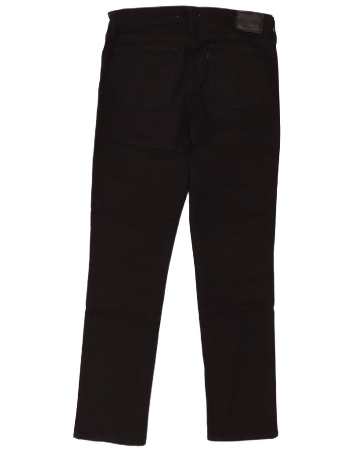 LEVI'S Ženske 712 uske traperice W31 L29 crni pamuk