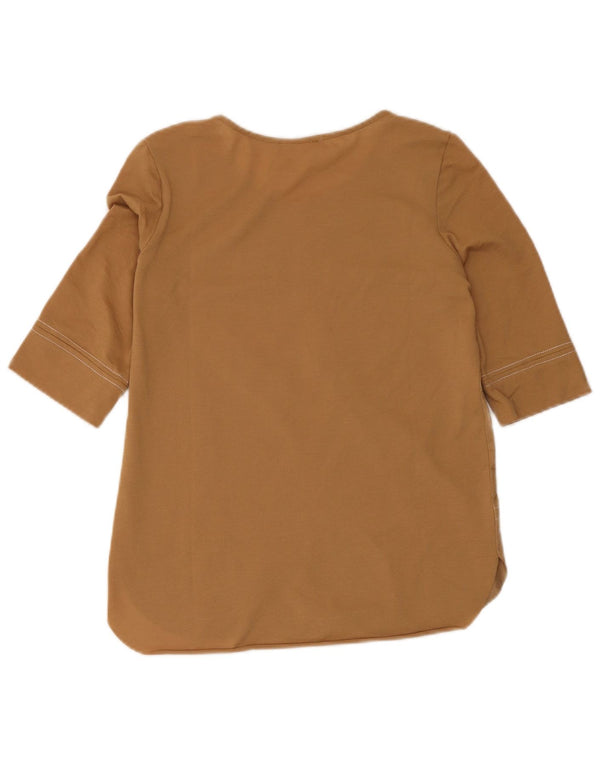 Zara ženska bluza Top UK 10 Small Brown