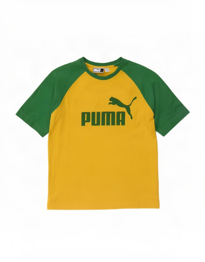 Puma muška majica s grafičkim motivima, mala žuta boja