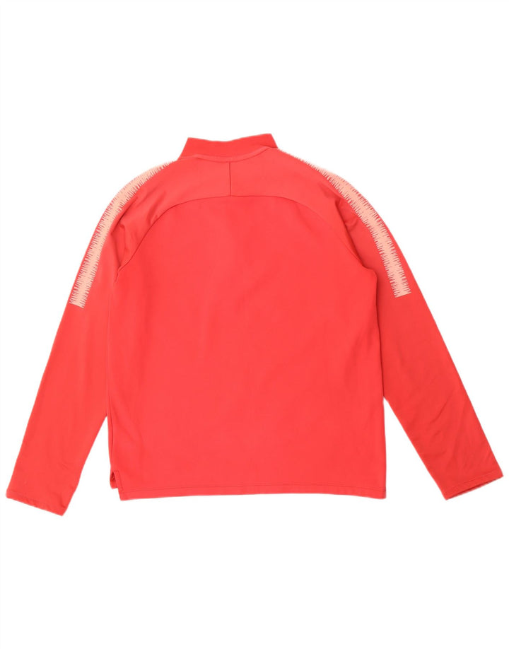 Nike Boys Barcelona Pullover Trenirka Top 13-14 Years XL Red Colourblock