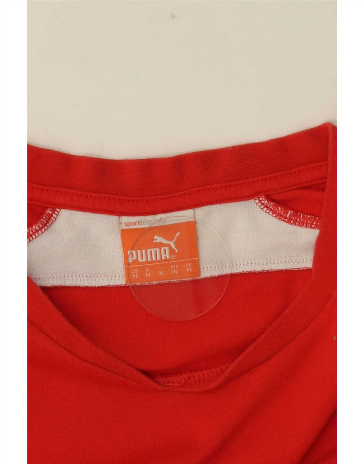 Puma muška majica kratkih rukava XL Red Colourblock