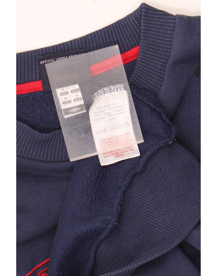 UMBRO Ženski džemper s grafičkim motivima UK 14 Srednji tamnoplavi poliester