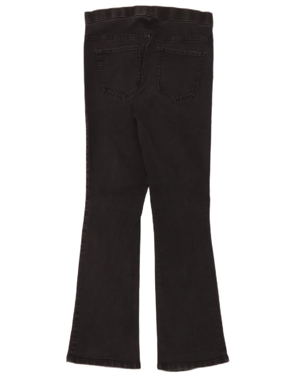 Marks & Spencer Ženske Flare Slim Jegging traperice UK 12 Srednje W30 L30 Crne