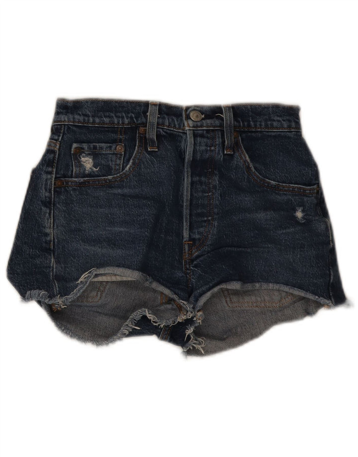 Levi's ženske 501 traper vruće hlačice W26 male plave
