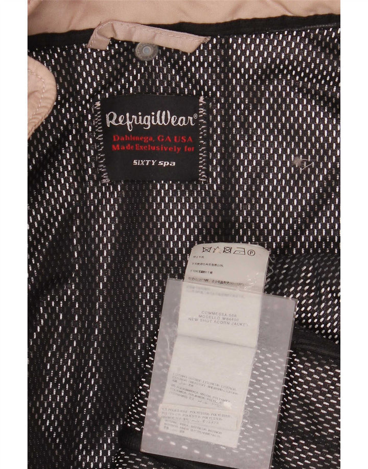Refrigiwear ženska podstavljena jakna s kapuljačom UK 10 Mala bež poliamid
